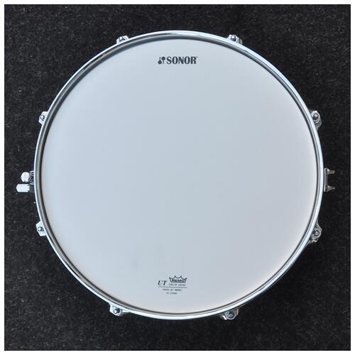 Image 3 - Sonor 13" x 6" AQ2 Safari Snare Drum in White Marine Pearl finish